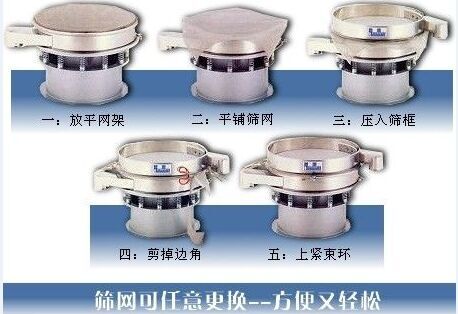 不銹鋼振動(dòng)篩分機(jī)換網(wǎng) 不銹鋼振動(dòng)篩分機(jī)換網(wǎng)