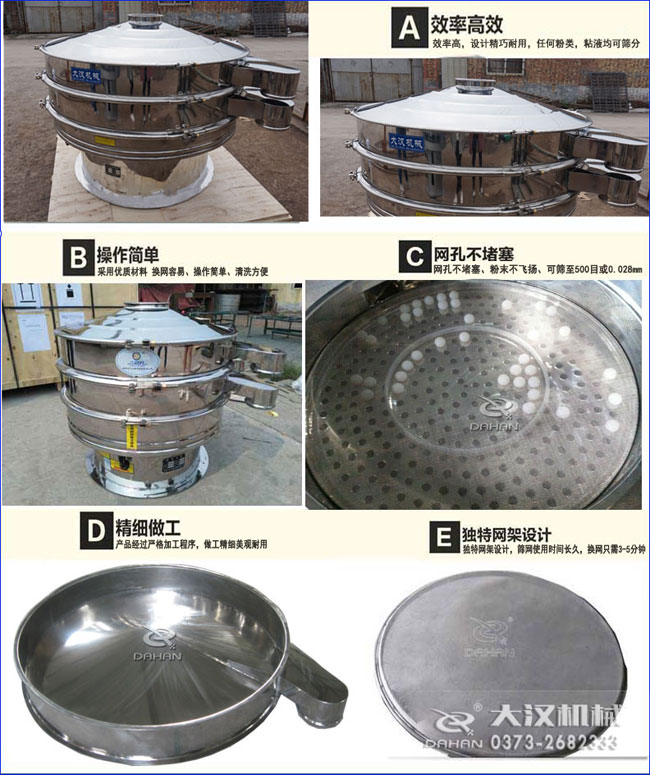 醫(yī)藥振動(dòng)篩分機(jī)特點(diǎn) 醫(yī)藥振動(dòng)篩分機(jī)特點(diǎn)